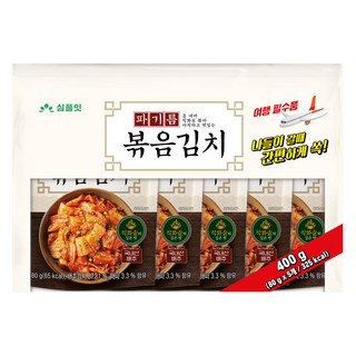 SIMPLEAT 蔥油炒泡菜, 5個, 80g