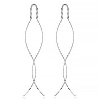 HAESOOL 海秀兒 女款 92.5 銀耳環 JE1647 + 購物袋