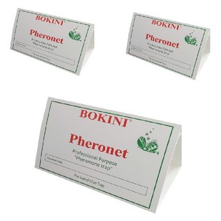 보키니 화랑곡나방 권연벌레 페로몬 끈끈이 트랩 대, 3개