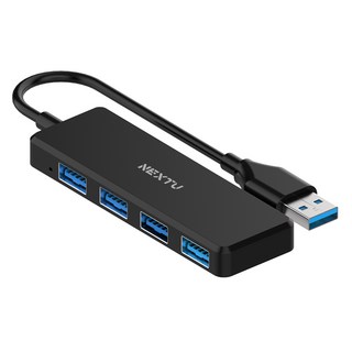 NEXTU Yurayeon 多埠 USB 3.0 集線器 NEXTU-764U3, 黑色, 1個