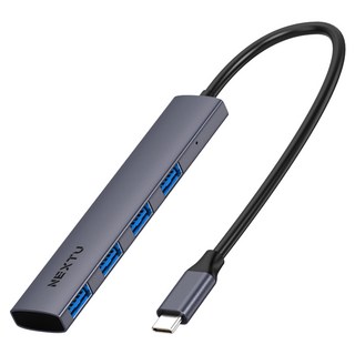Nextu YUSOR USB Type-C 多埠集線器 NEXTU-695TC, 銀色, 1個