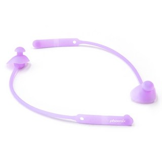 피닉스 분실방지 실리콘 라운드형 코드귀마개 PNE-300, 바이올렛, 1개