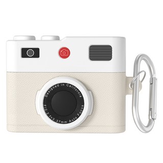 Mashatu AirPods 矽膠保護殼, AirPods Pro 2, 1個, 白色