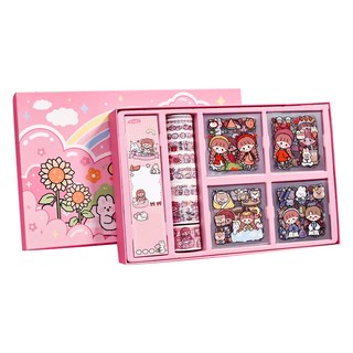 아이두일상취미 DIY 아카의 스티커박스 다꾸 떡메 키트 스티커 세트, 벚꽃, 1세트