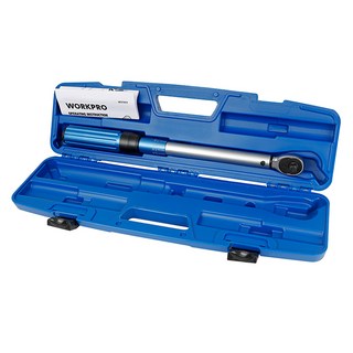 WORKPRO 鋁製藍色手柄扭力扳手 3/8 72T WP271019, 1個