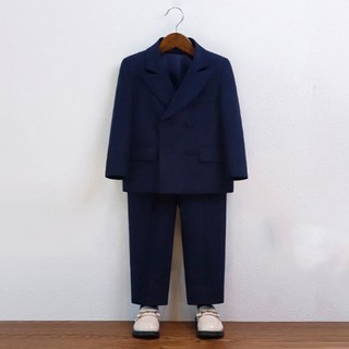 Bebemong Story 男童時尚男孩西裝基本款6件組