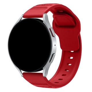 갤럭시 워치 실리콘 스트랩 레드 색상 이미지