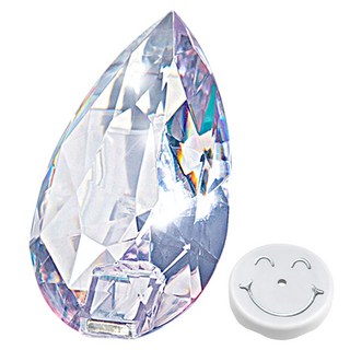 아루아 욕실 다이아몬드 비누홀더, 투명, 1개