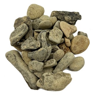 샘아쿠아 리프레쉬 스트림 자갈 어항 바닥재 15~20mm 2kg, 혼합색상, 1개