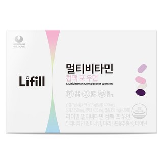 라이필 멀티비타민 컴팩 포 우먼 30p, 39g, 1개
