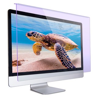 GOBUKEE 抗藍光螢幕保護膜 掛式 490 x 317 mm, 單一顏色, 1個