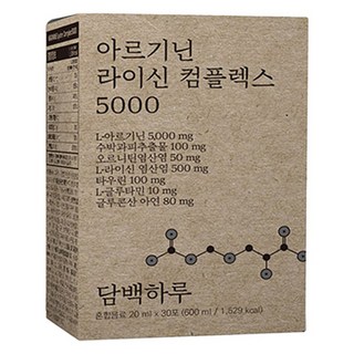 Danbaekharu 精胺酸離胺酸複合物 5000 30入, 600ml, 30個