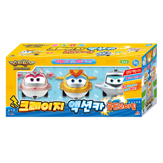 super wings 瘋狂行動車組, 1套, 金小子隊