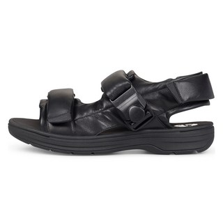 Clarks 女性 Martine Rose XCUR 涼鞋 1 W 26178455, 230, 黑色皮革