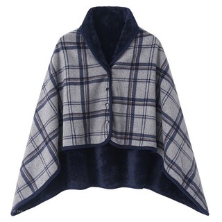 LAmonDE 按扣式斗篷毛毯 BB220