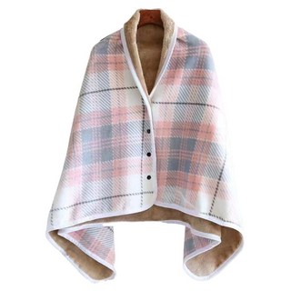 LAmonDE 按扣斗篷毯 BB217