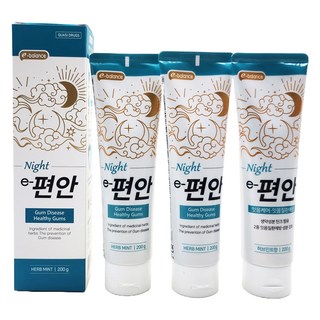 e-balance 錦湖Dental e舒適 新夜間牙齦護理牙膏, 200g, 3個