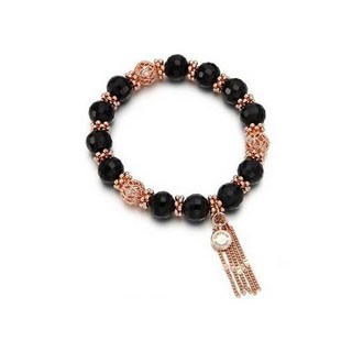 COSMOPOLITAN 柯夢波丹 女性高級日常珠寶 金銀雙排設計師簡約鍊式手鐲 多層次手鍊 CPJ1311BB