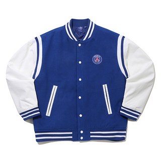 PSG Logo 棒球外套 E4JK302XBLU