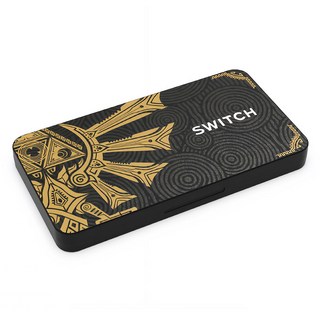 任天堂 Switch 遊戲卡匣 魔女收納盒 24格, 黑色 + 金色, 單一商品, 1個