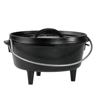 LODGE 露營深型荷蘭鍋, 黑色(L8CO3), 1個