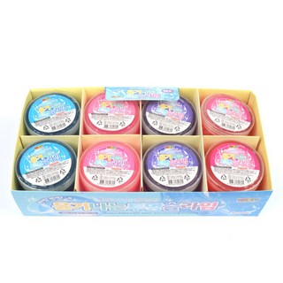 光澤透明史萊姆, 8個, 230g, 隨機出貨