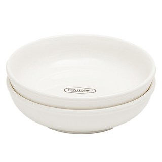 YOON CERAMICS Maison Objet Dangdang 大號小菜盤, 白色, 2個