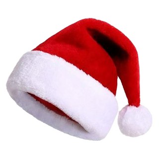 여성용 고급형 벨벳 크리스마스 산타모자