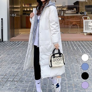 Chichills 女款多層次連帽長版填充外套 01241 T