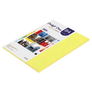 paperculture Print Pro 厚磅彩色影印紙 No 07 清新黃 205g, 33個