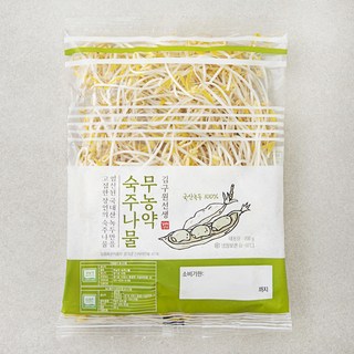 김구원선생 무농약 인증 숙주나물, 200g, 1개