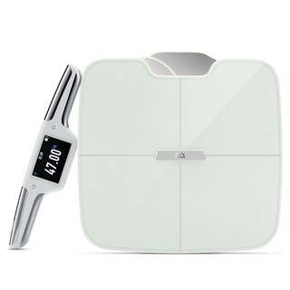 오아 그립인 스마트 체중계 가정용 체지방 디지털 체성분 측정기, OSCA-001WH, 화이트, 1개