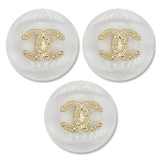 ButtonKing 大衣西裝巫師C鈕扣 18mm, 透明G, 3個