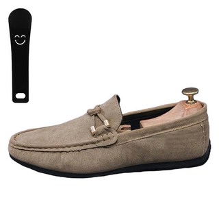 Basic Step 男士繩結編織麂皮樂福鞋 EA003