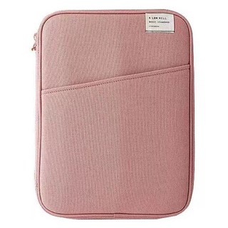 미소로운 크로스 손잡이 태블릿PC 노트북 가방 type3, 핑크, 1개