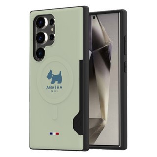 AGATHA 璦嘉莎 經典MagSafe可收納2張卡片防撞手機殼