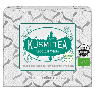 KUSMI TEA 熱帶白茶棉紗茶包, 20入, 1個, 2g
