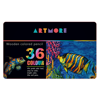 아트모아 전문가용 색연필 틴케이스, 36색, 1개