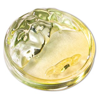 Khohimo 文房四寶 墨碟 硯台 墨碗 兩用筆架 綠色漸層 4W457, 漸層綠, 1個