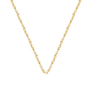 semijuwelry 女款 14k 圓圈鏈項鍊 + 購物袋