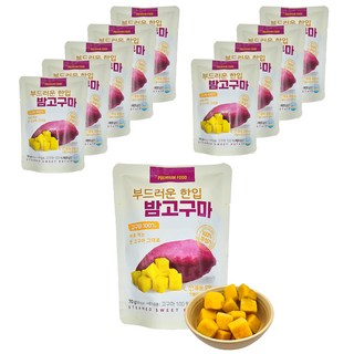 SINSUNG F&B 軟糯一口栗子地瓜, 70g, 10個