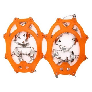 Whitewolf 26爪防滑鏈條冰爪, 橘色