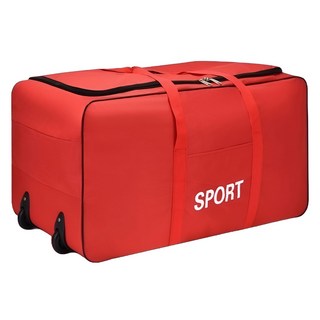 Royhome 多用途大容量運動滾輪包 150L, 紅色, 1個