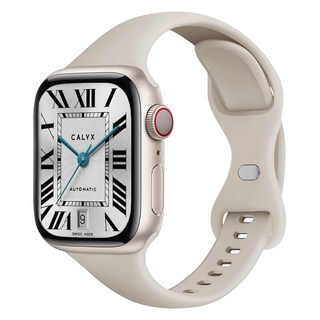 캘릭스 애플워치 실리콘 슬림 스포츠 스트랩 38 / 40 / 41 / 42mm, 베이지