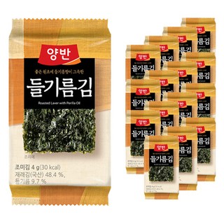 Dongwon 東遠 香濃紫蘇籽油海苔, 4g, 16包