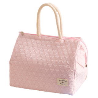 일상속반짝 모던 보온보냉 피크닉백, 연핑크, 1개