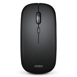 코시 블루투스 C타입 충전식 무소음 마우스 M4130BT, 블랙