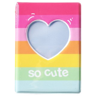 照片吊飾收集冊, 1個, 10張, 彩虹可愛