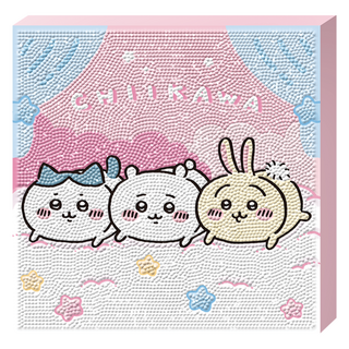 Treebooks 帆布型鑽石畫套組 吉伊卡哇 棉花糖 BS25-132N, 混合色, 1個