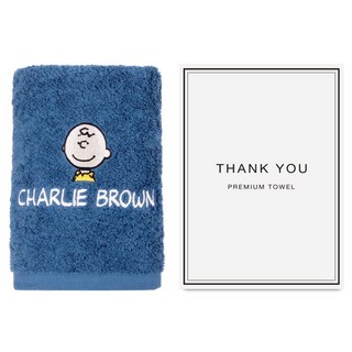 松月毛巾 史努比夢想毛巾 180g 40支精梳棉 禮盒組, 藍色, 1套